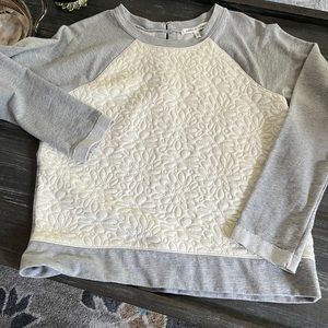Quilted sweatshirt